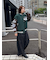 ワイドデザインパンツ
