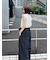 ワイドデザインパンツ
