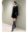 衿つきプリーツカットミニワンピース