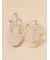 シアーローヒールパンプス