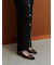 シアーローヒールパンプス