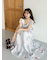 【00サイズあり】フラワードロストディティールワンピース