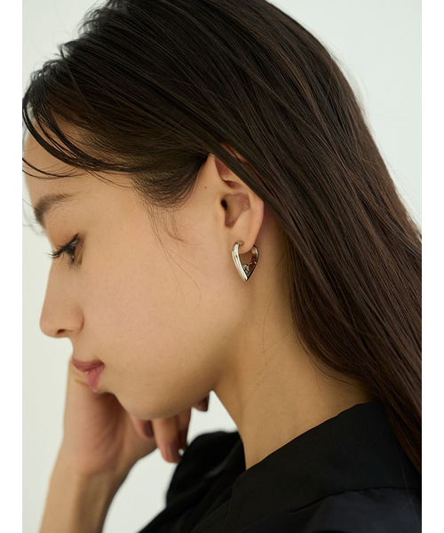 ★すぐ届く パヴェ ハート フープ ピアス★人気★残りわずか 公式】COACH – コーチ | パヴェ ハート フープ ピアス