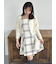 【WEB限定】ロービングチェックミニワンピース