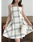【WEB限定】ロービングチェックミニワンピース