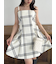 【WEB限定】ロービングチェックミニワンピース