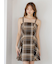【WEB限定】ロービングチェックミニワンピース