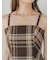 【WEB限定】ロービングチェックミニワンピース