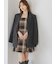 【WEB限定】ロービングチェックミニワンピース