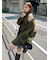 ステンカラーニットジャケットカーディガン