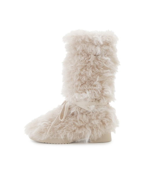 レースアップファーブーツSWGS254685 レースアップファーブーツ(ブーツ)｜シューズ｜SNIDEL