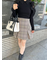 Sustainableロービングチェックミニスカート