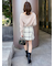 Sustainableロービングチェックミニスカート