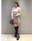 Sustainableロービングチェックミニスカート