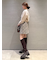 Sustainableロービングチェックミニスカート