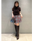 Sustainableロービングチェックミニスカート