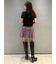 Sustainableロービングチェックミニスカート