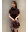 Sustainableロービングチェックミニスカート