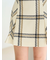 Sustainableロービングチェックミニスカート