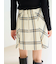 Sustainableロービングチェックミニスカート