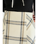 Sustainableロービングチェックミニスカート