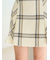Sustainableロービングチェックミニスカート