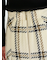 Sustainableロービングチェックミニスカート