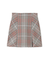 Sustainableロービングチェックミニスカート