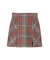Sustainableロービングチェックミニスカート