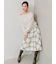Sustainableロービングチェックミドルスカート