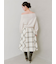 Sustainableロービングチェックミドルスカート
