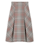 Sustainableロービングチェックミドルスカート