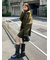 タートルネックミニニットワンピース