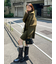タートルネックミニニットワンピース
