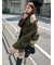 タートルネックミニニットワンピース