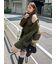 タートルネックミニニットワンピース