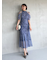シアーショルダーレースドレス