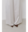 サテンワイドパンツ