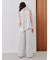 サテンワイドパンツ