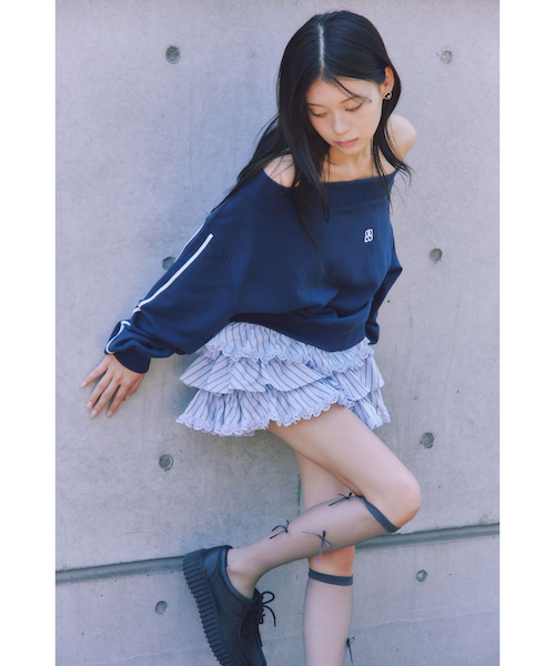 スナイデル　ラッフルティアードスカショーパン ラッフルティアードスカショーパン(ショートパンツ)｜パンツ｜SNIDEL