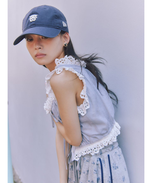 SNIDELクロップドフリルコットンブラウス 楽天市場】【予約】(SS10%OFF&600円OFF~9/11) snidel スナイデル