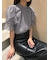 Sustainableオーガンシースルーブラウス