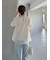 Sustainableオーガンシースルーブラウス