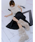 フェイクファーアメスリニットプルオーバー