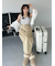 レイヤードデザインパンツ