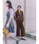 Sustainableハイウエストワイドパンツ