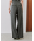 Sustainableハイウエストワイドパンツ