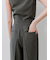 Sustainableハイウエストワイドパンツ