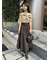 Sustainableノースリラメニットプルオーバー