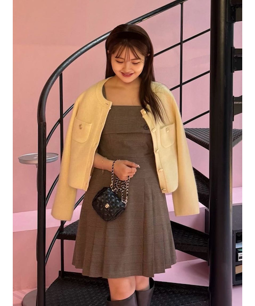 プリーツミニジャンスカ｜スナイデルの通販｜&mall（アンドモール